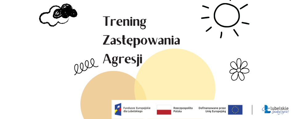grafika promocyjna Trening Zastępowania Agresji, w ramach projektu POMOC kontra przemoc