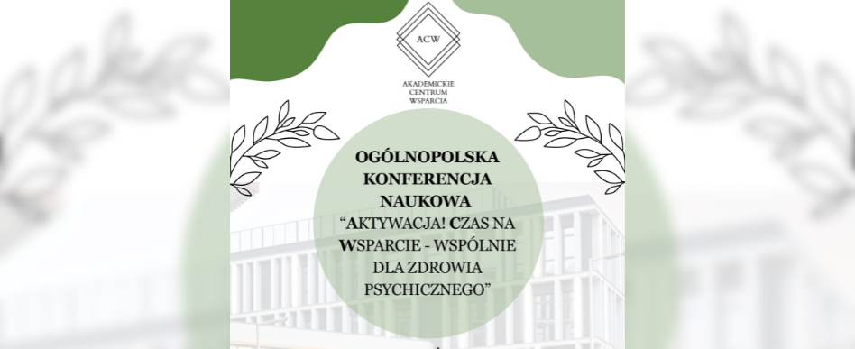 Grafika dekoracyjna promująca konferencję