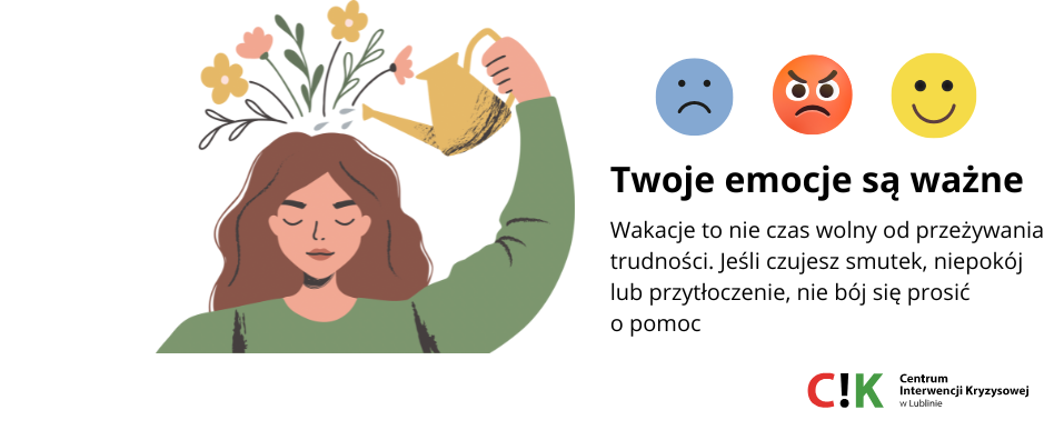 Grafika promocyjna. Twoje emocje są ważne