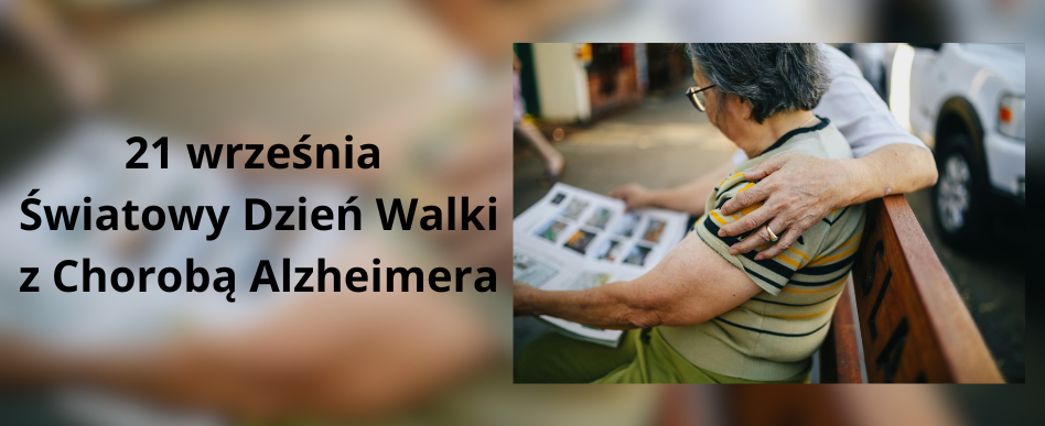 Grafika dekoracyjna dotycząca21 września - Światowy Dzień Walki z Chorobą Alzheimera