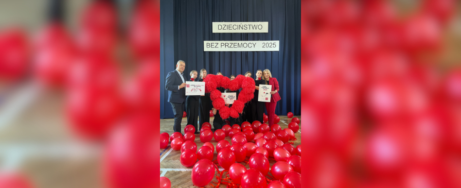 grafika dekoracyjna dotycząca kampanii dzieciństwo bez przemocy