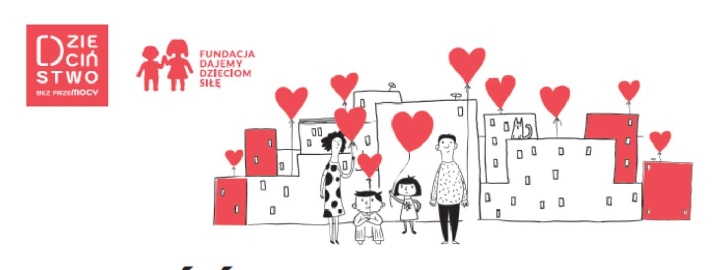 grafika dekoracyjna kampanii Dzieciństwo bez Przemocy