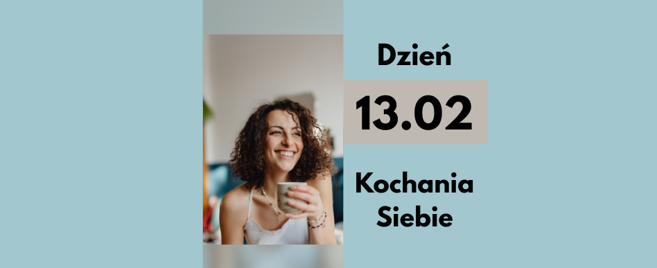 grafika dekoracyjna dotycząca dnia kochania siebie