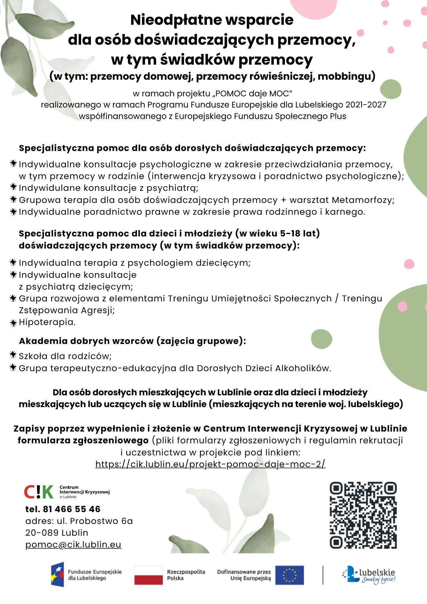 plakat informacyjny